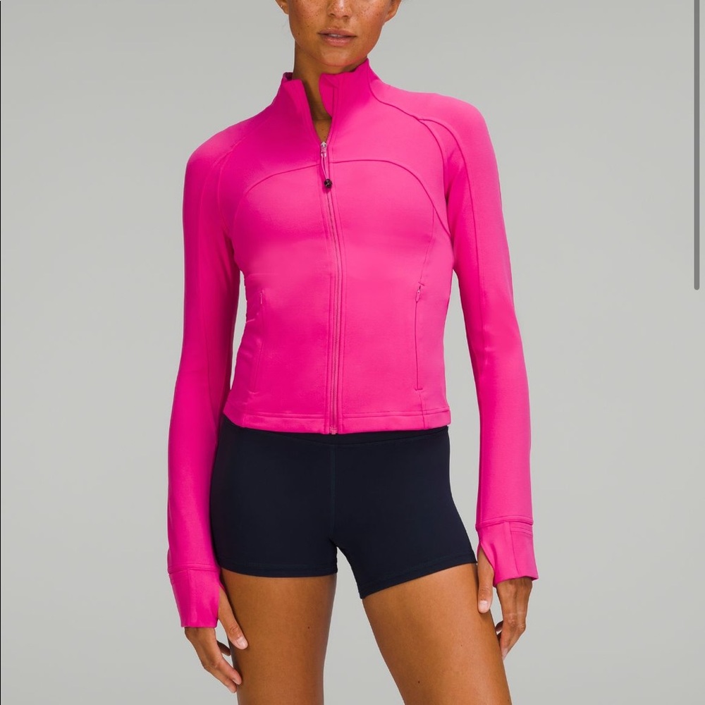 Sonic Pink Lululemon Nulu Cropped Define Jacket